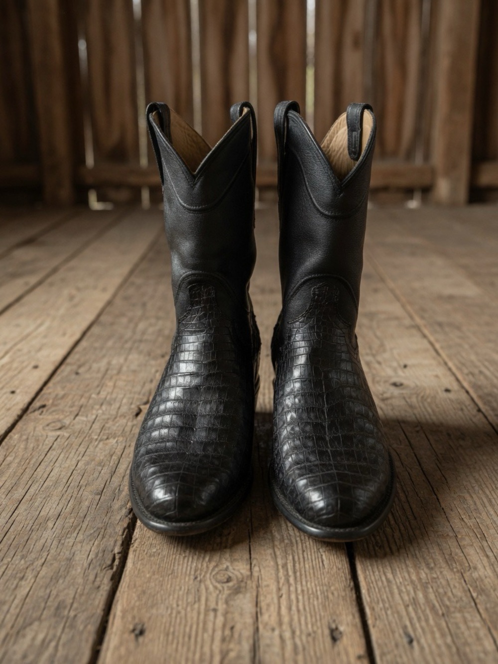 Tecovas caiman Leather Men’s Western Boots